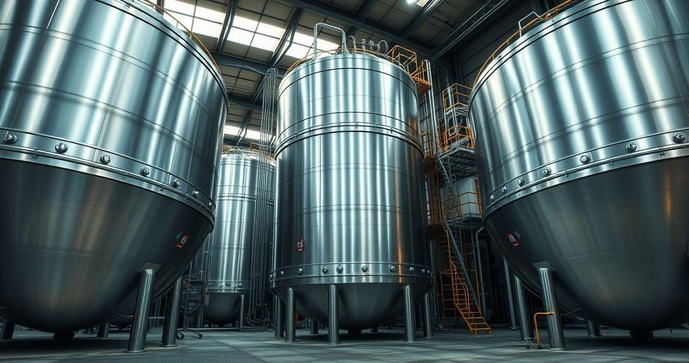 Fabricação de Tanques de Armazenamento em Alta Qualidade para Indústrias