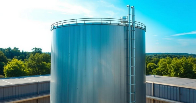 Tanque cilíndrico vertical é a solução ideal para armazenamento eficiente e seguro de líquidos Tanque cilíndrico vertical é a solução ideal para armazenamento eficiente e seguro de líquidos